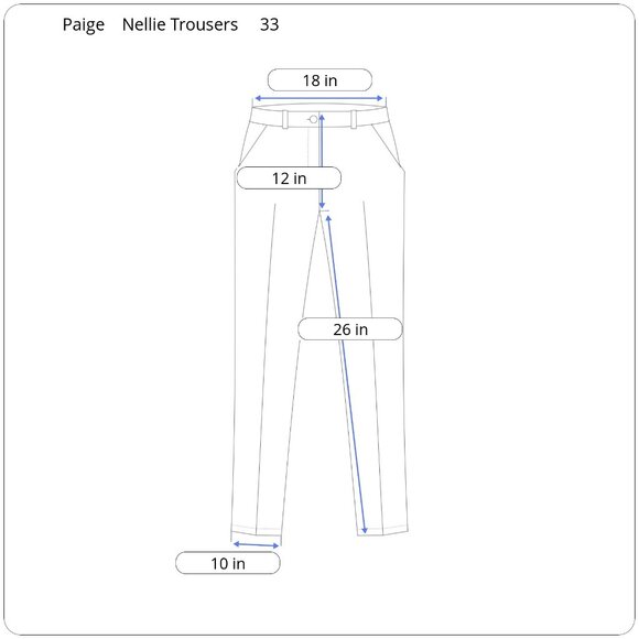 PAIGE Women’s Nellie Cropped Wide Leg Trousers – Chicory Coffee (Size 33) - Picture 3 of 3